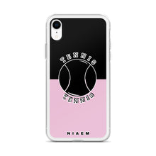 Load image into Gallery viewer, Tennis iPhone Case (Black &amp; Pink 4)