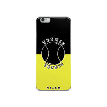 Load image into Gallery viewer, Tennis iPhone Case (Black &amp; Yellow 3)