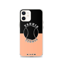 Load image into Gallery viewer, Tennis iPhone Case (Black &amp; Orange 2)