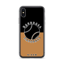 Load image into Gallery viewer, Baseball iPhone Case (Black &amp; Nude)