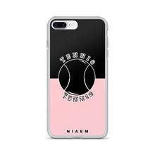 Load image into Gallery viewer, Tennis iPhone Case (Black &amp; Pink 3)
