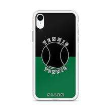 Load image into Gallery viewer, Tennis iPhone Case (Black &amp; Green 1)