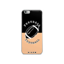 Load image into Gallery viewer, American Football iPhone Case (Black &amp; Nude 1)