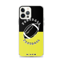 Load image into Gallery viewer, American Football iPhone Case (Black &amp; Yellow 3)