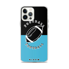 Load image into Gallery viewer, American Football iPhone Case (Black &amp; Blue 7)