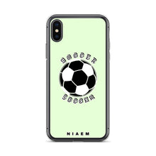 Load image into Gallery viewer, Soccer iPhone Case (Green 2)