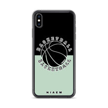 Load image into Gallery viewer, Basketball iPhone Case (Black &amp; Green 5)