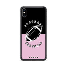 Load image into Gallery viewer, American Football iPhone Case (Black &amp; Pink 4)