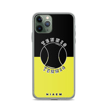 Load image into Gallery viewer, Tennis iPhone Case (Black &amp; Yellow 3)