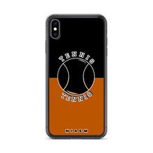 Load image into Gallery viewer, Tennis iPhone Case (Black &amp; Brown 1)