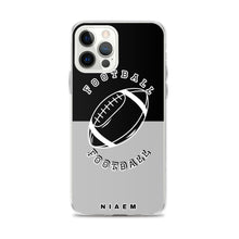 Load image into Gallery viewer, American Football iPhone Case (Black &amp; Grey 2)