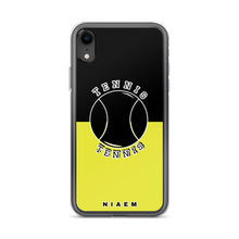 Load image into Gallery viewer, Tennis iPhone Case (Black &amp; Yellow 3)