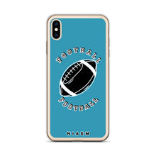 Load image into Gallery viewer, American Football iPhone Case (blue)