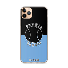 Load image into Gallery viewer, Tennis iPhone Case (Black &amp; Blue 1)