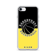 Load image into Gallery viewer, Basketball iPhone Case (Black &amp; Yellow 1)