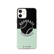 Load image into Gallery viewer, Baseball iPhone Case (Black &amp; Green 5)