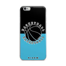 Load image into Gallery viewer, Basketball iPhone Case (Black &amp; Blue 7)