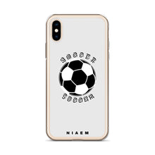 Load image into Gallery viewer, Soccer iPhone Case (Grey 3)