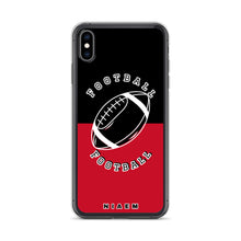Load image into Gallery viewer, American Football iPhone Case (Black &amp; Red)