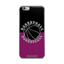 Load image into Gallery viewer, Basketball iPhone Case (Black &amp; Pink 6)