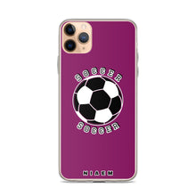 Load image into Gallery viewer, Soccer iPhone Case (Pink 6)