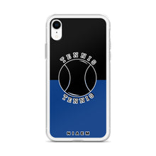 Load image into Gallery viewer, Tennis iPhone Case (Black &amp; Blue 2)