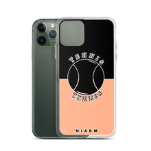 Load image into Gallery viewer, Tennis iPhone Case (Black &amp; Orange 2)