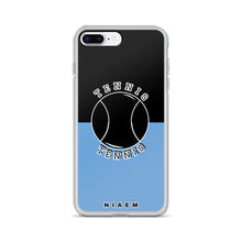 Load image into Gallery viewer, Tennis iPhone Case (Black &amp; Blue 1)