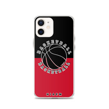 Load image into Gallery viewer, Basketball iPhone Case (Black &amp; Red)