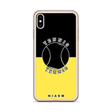 Load image into Gallery viewer, Tennis iPhone Case (Black &amp; Yellow 1)