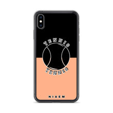 Load image into Gallery viewer, Tennis iPhone Case (Black &amp; Orange 2)