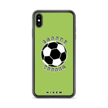 Load image into Gallery viewer, Soccer iPhone Case (Green 3)