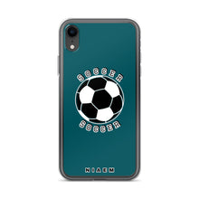 Load image into Gallery viewer, Soccer iPhone Case (Blue 4)