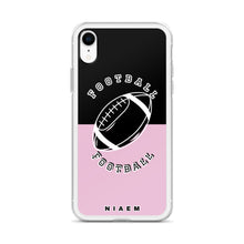 Load image into Gallery viewer, American Football iPhone Case (Black &amp; Pink 4)