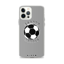 Load image into Gallery viewer, Soccer iPhone Case (Grey 1)
