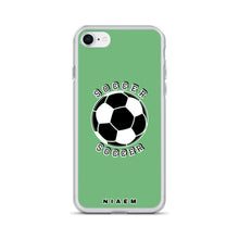 Load image into Gallery viewer, Soccer iPhone Case (Green 4)