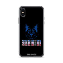 Load image into Gallery viewer, Blue French Bulldog iPhone Case
