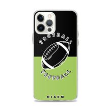Load image into Gallery viewer, American Football iPhone Case (Black &amp; Green 3)
