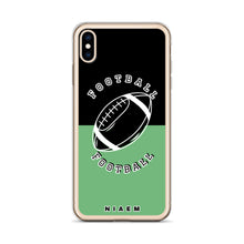 Load image into Gallery viewer, American Football iPhone Case (Black &amp; Green 4)