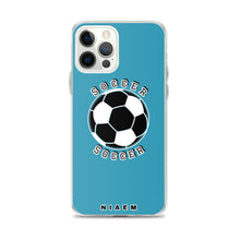Load image into Gallery viewer, Soccer iPhone Case (Blue)