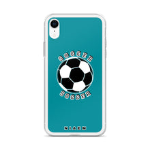 Load image into Gallery viewer, Soccer iPhone Case (Blue 3)