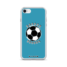 Load image into Gallery viewer, Soccer iPhone Case (Blue)