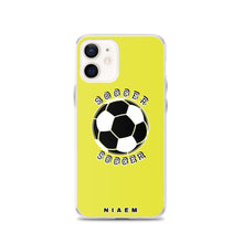 Load image into Gallery viewer, Soccer iPhone Case (Yellow 3)