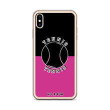 Load image into Gallery viewer, Tennis iPhone Case (Black &amp; Pink 5)