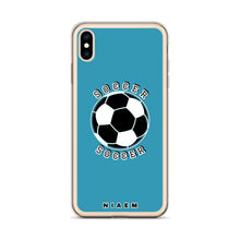 Load image into Gallery viewer, Soccer iPhone Case (Blue)
