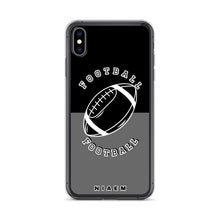 Load image into Gallery viewer, American Football iPhone Case (Black &amp; Grey)
