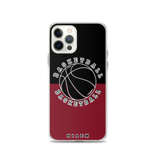 Load image into Gallery viewer, Basketball iPhone Case (Black &amp; Red 2)