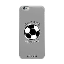Load image into Gallery viewer, Soccer iPhone Case (Grey 1)