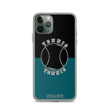 Load image into Gallery viewer, Tennis iPhone Case (Black &amp; Blue 4)