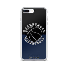 Load image into Gallery viewer, Basketball iPhone Case (Black &amp; Navy)